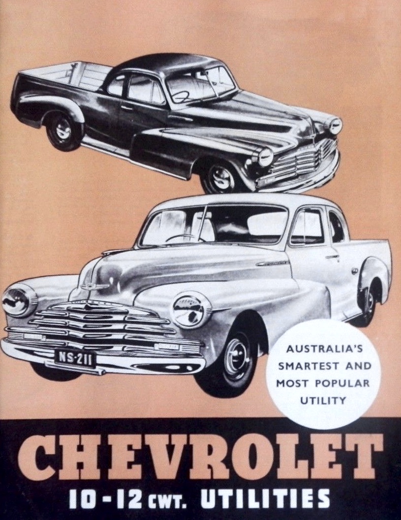 1949 GMH Chev RHD Ute Australian Brochure Page 2